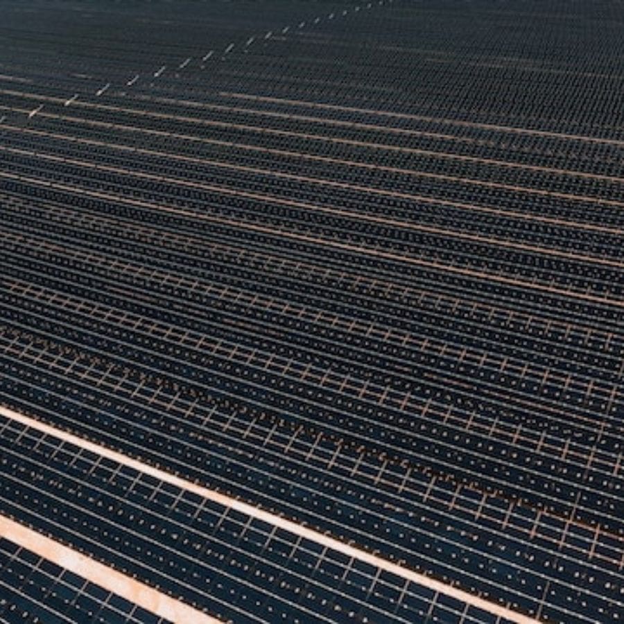 a solar power plant