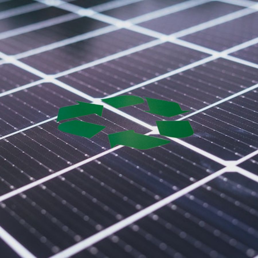 can a solar panel be recycled