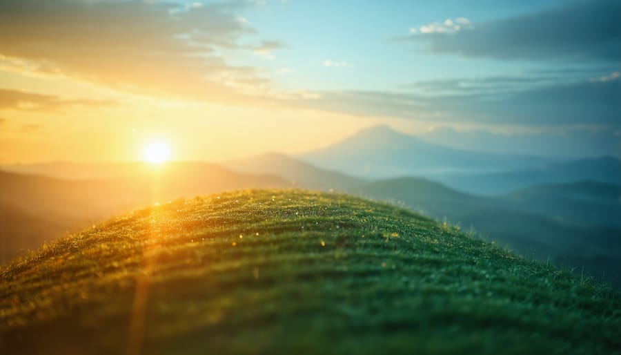 Homeowner reviewing solar installation documents and receipts at home