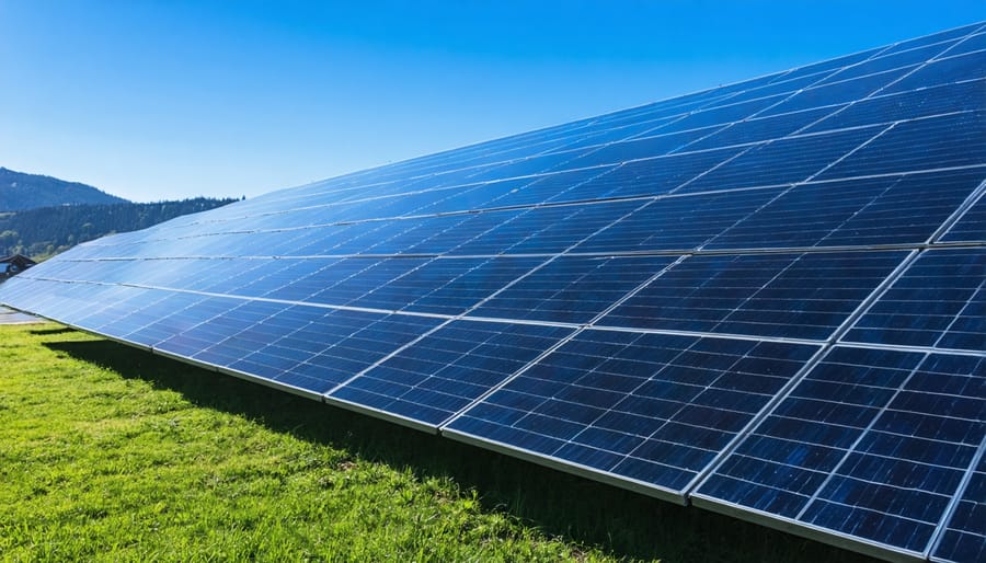 Comparison of different quality solar panels showing variations in manufacturing and efficiency