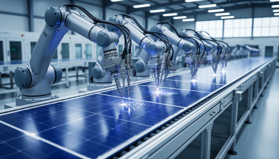 What Actually Happens Inside a Solar Panel Factory
